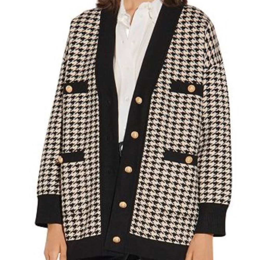Sandro Dane Herringbone Sweater